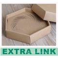 China Supplier Wholesale Custom Kraft Paper Hexagon Shape Box Gift Packaging For Chinese Tea